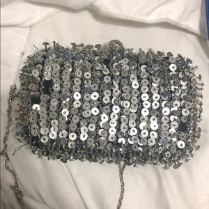 Zara Sequin clitch